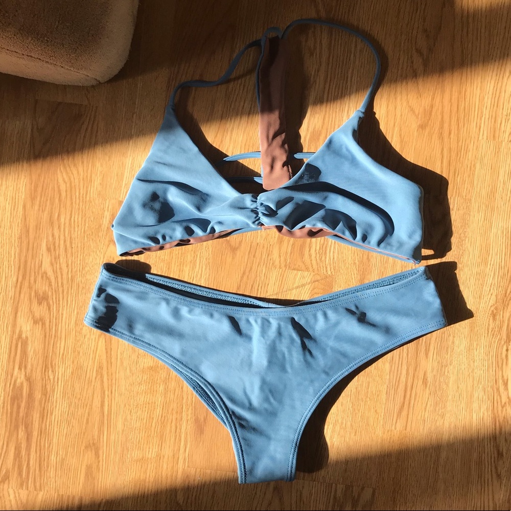 tillys blue bikini set